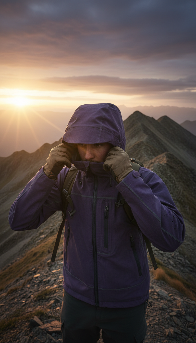 Lightweight Urban Jacket in use