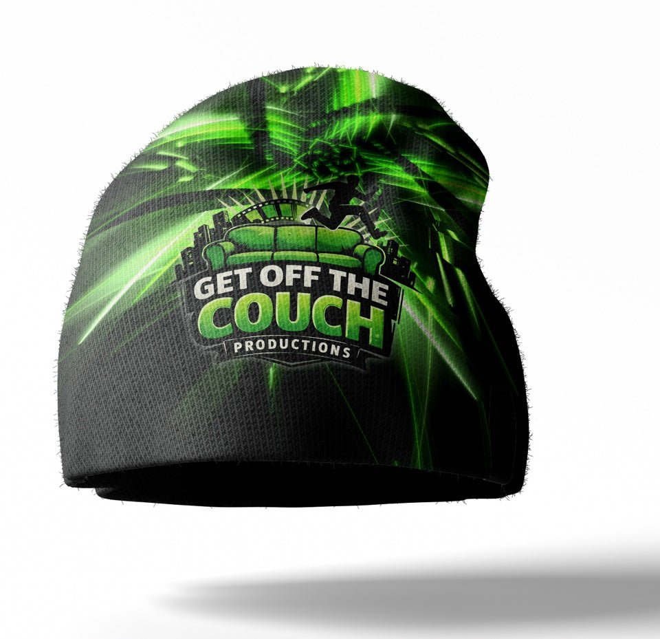 Get Off The Couch Productions beanie in green (pre-order)
