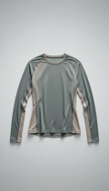 Lightweight training top, seam lines). Products carefully steamed; occasional soft shadow beneath item for grounding but...