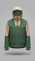 Technical ripstop shell jacket, Default angle is three-quarter view for jackets and pants—flat yet dimensional to convey...