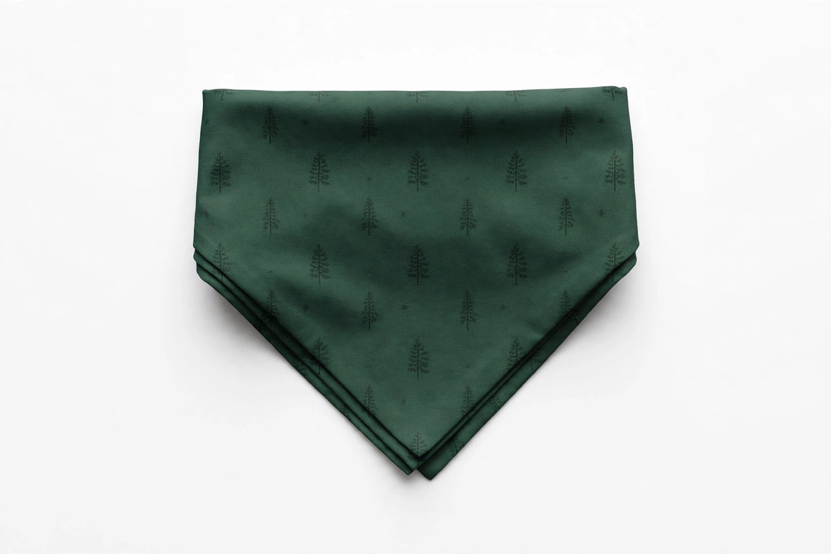 Forest pine dog bandana