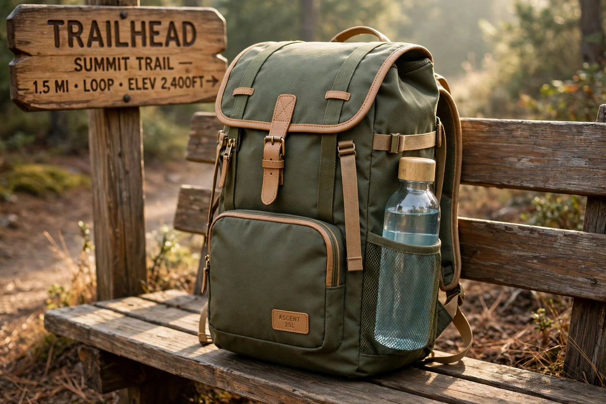 Daytrip 25L Trail Backpack at a trailhead